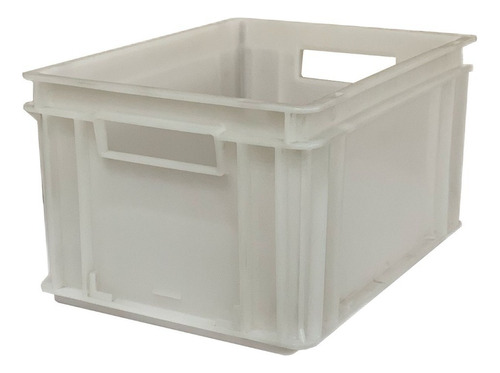 Caja Organizadora Plástico Resistente Apilables 20lts 4322/b Color Blanco Athena