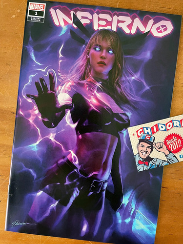 Comic - Inferno #1 Shannon Maer Sexy Variant Magik