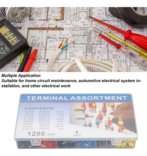 Kit Surtido De Terminales De Engarce De Cables Conectores