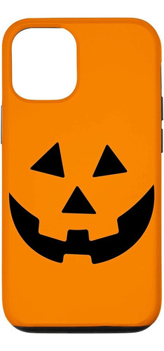 iPhone 12/12 Pro Jack O Lantern Naranja Cara De Calabaza Hal