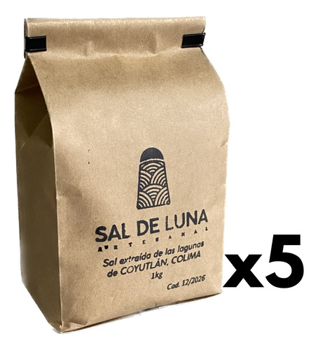 5kg Sal De Luna Hojuela Colima P/cortes Gourmet Parrillera