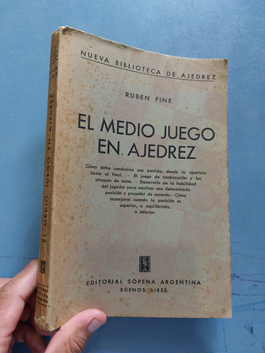 Libro De Ajedrez El Medio Juego En Ajedrez Rubén Fine
