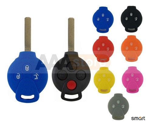 Ggg Funda Silicon Protector Llave Smart Fortwo 08-15