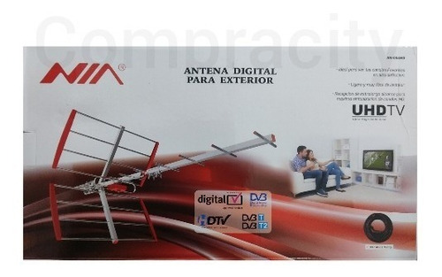 Potente Antena Tdt Para Exterior Veredas Campo Antena Aerea