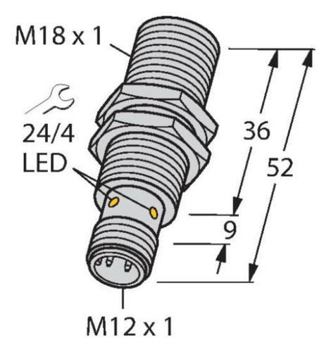 Sensor Inductivo Turck Bi5-m18-ap6x-h1141 46165