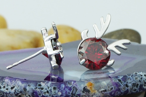 Imagen 3 de 8 de Set De Aretes Y Dije Oro 18k Reno Casual Regalo Dama Mujer