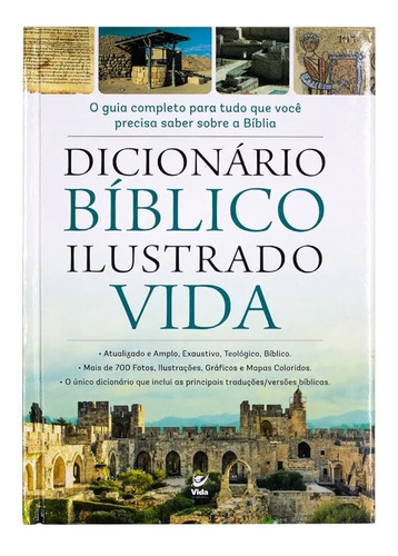 Dicionário Bíblico Ilustrado Vida Capa Dura Lançamento