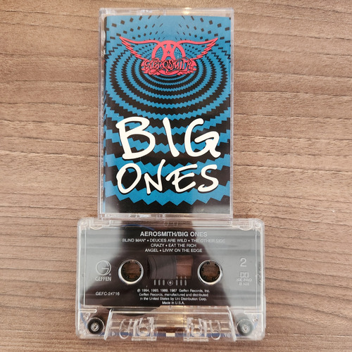 Cassette Aerosmith Big Ones Usa Mint