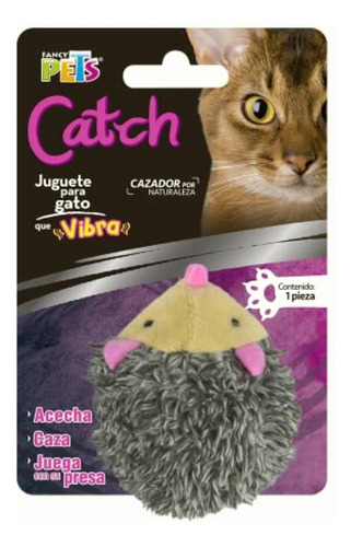 Fancy Pets Juguete Catch Con Forma De Erizo Que Vibra Para