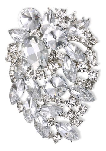 Ever Faith Broche De Marquesa De Cristal Austriaco Para Fie.