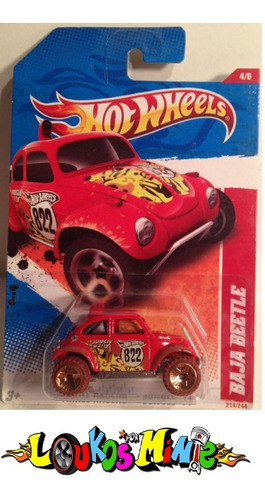 Hot Wheels Baja Beetle Fusca Thrill Racers Jungle 11 214/244