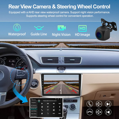 Android 11.0 - Radio Estéreo De Coche Con Carplay Inalámb.