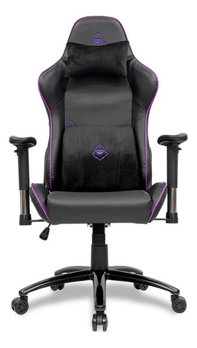 Cadeira Gamer Mancer Tyr Purple Edition, Preta E Roxa Cor Preto/Violeta Material do estofamento Couro sintético