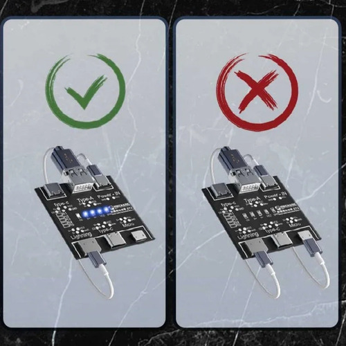 Probador De Cables Usb Mechanic Dt3, Detección De Placa Pcb