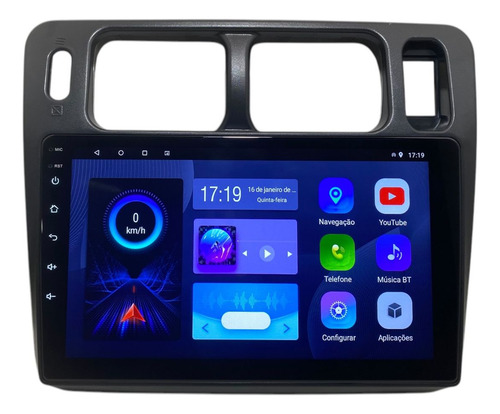 Central Multimidia Pajero Tr4 2004 A 2015 Android Tela 9 Pol