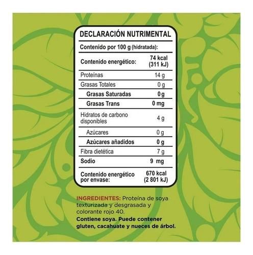 12 Pzas Soya Texturizada Wand's Sabor Chorizo 300 G