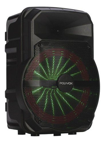 Alto Falante Polyvox Xc-710t Tws 300w Polyvox Bluetooth Led Cor Preto Voltagem 110v/220v