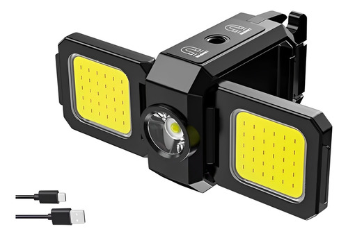 Mini Linterna Doble Led Llavero Táctico Multiusos Viajes