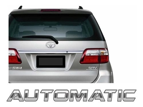 Emblema Adesivo Automatic Toyota Hilux Srv Autmchx
