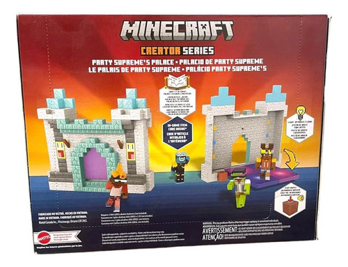 Minecraft Palacio De Party Supreme Con Luz Y Sonidos Mattel