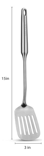 Utensilio De Cocina Turner Con Espátula Ranurada De Acero In