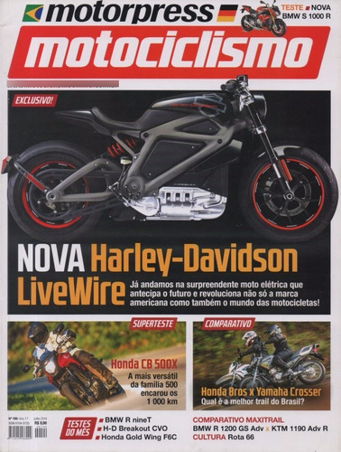 Motociclismo N°199 Harley Livewire Honda Cb500x Bros Crosser