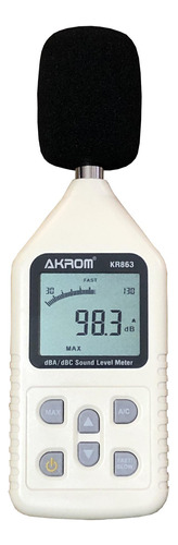 Decibelímetro Digital Com Ponderações A E C - Akrom Kr863