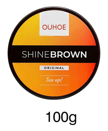 Shine Brown Original 100g O Melhor Bronzeador E Hidratante