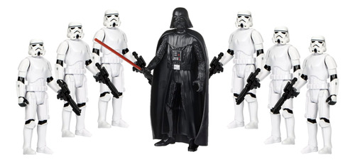 Set Star Wars Drath Vader Y Stormtrooper 7 Piezas