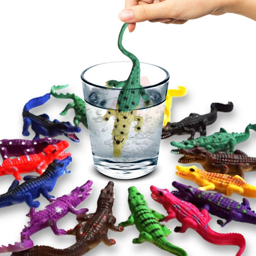 Figura De Acción De Cocodrilo Toy Sensory4u, 16 Unidades, 15