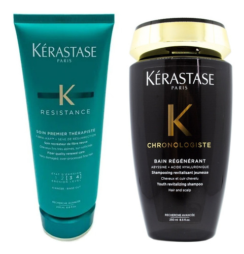 Kit Kerastase Chronologiste Shampoo + Pre Shampoo Therapiste