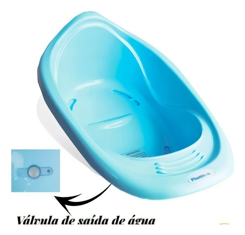 Banheira Pequena Azul 22lts