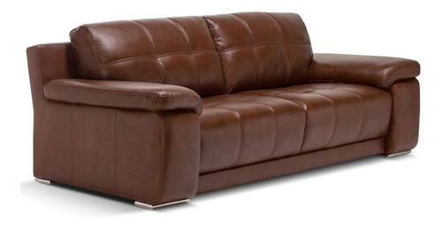 Sofa 5037 3c Cuero Caramelo