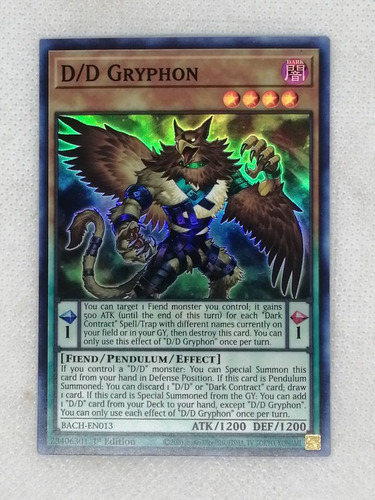 D/d Gryphon Super Yugioh