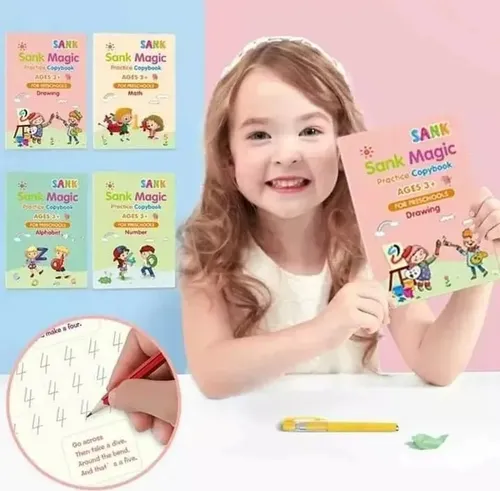 Cuadernos Mágicos Reutilizables Libros Escribir Caligrafía
