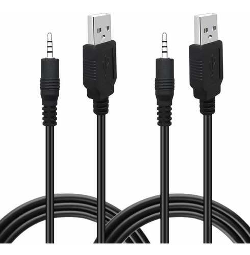 Scovee Usb A 2.5mm Macho Aux Audio Jack Cable De Carga Para