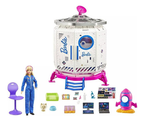 Muñeca Barbie Juego Nave Espacial Discovery