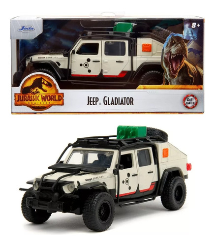Jeep Gladiator 2020 Jurassic Park Domínio Jada 1:32 Original