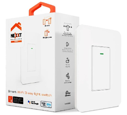 Interruptor De 3 Vías Inteligente Con Conexión Wi-fi Nexxt