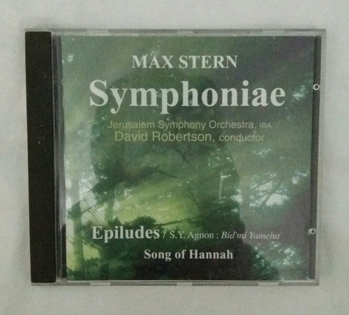 Max Stern Symphoniae Musica Judia Cd Original