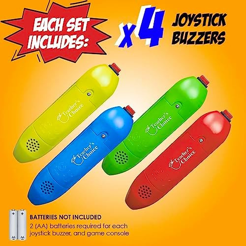 Teachers Choice - Zumbadores De Juego Con Joystick De Mano,