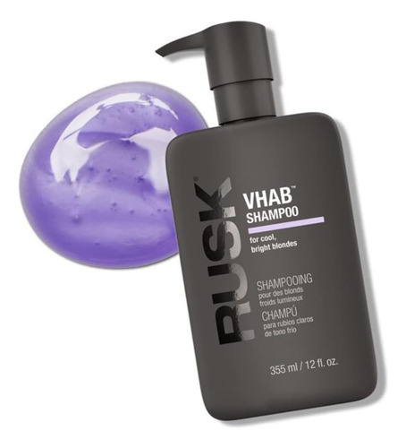 Shampoo Sem Sulfato Rusk Vhab Color Care, Reduz A Quebra, Co