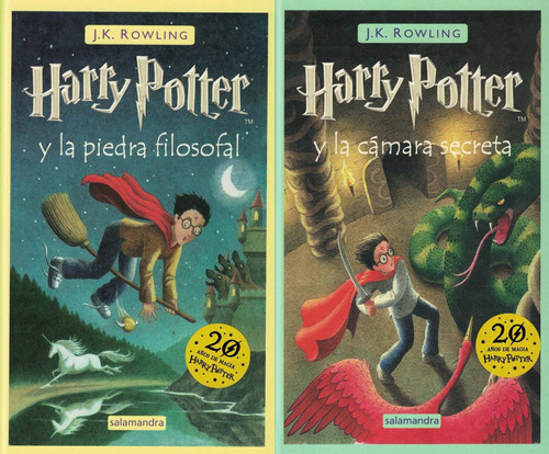 Pack Harry Potter Tomo 1 Y 2 Tapa Dura