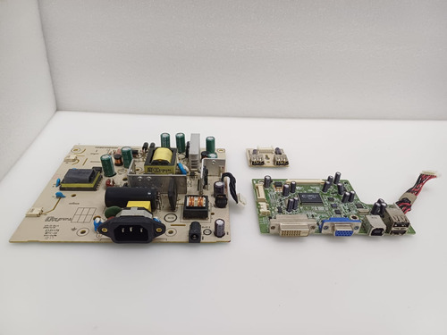 Placa Main Mother +fuente Monitor Dell 1909wb Original +gtia (Reacondicionado)