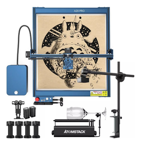 Atomstack A20 Pro 20w Máquina Esculpir+rodillos+cámara