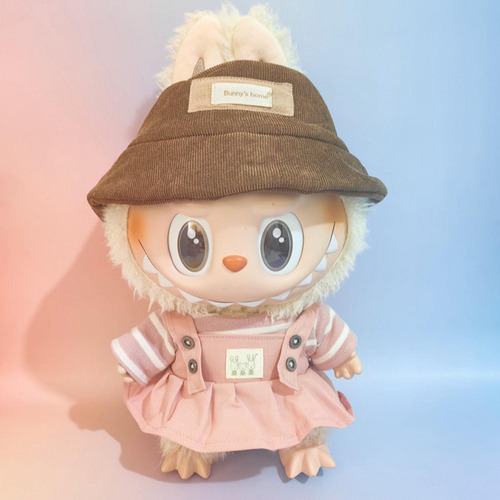 Vestido De Muñeca De Peluche Diy Con Sombrero Para Muñeca