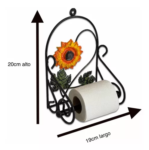 Porta Papel Higiénico Hierro