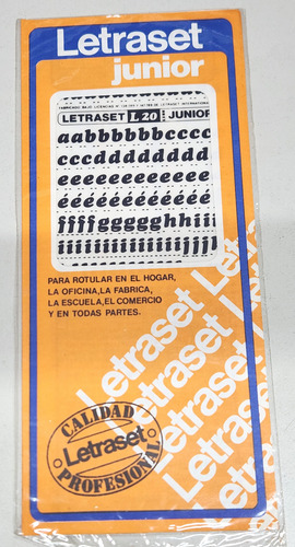 Letraset Junior L16 L17 L18 L19 L20 L22 L23