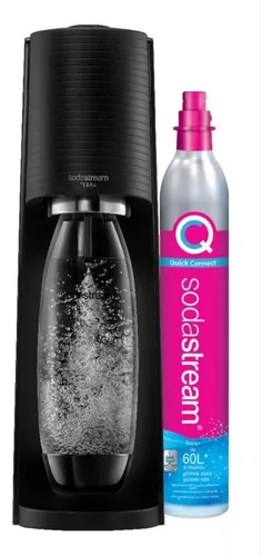 Máquina de fazer refrigerante Sodastream Model Terra, cor preta