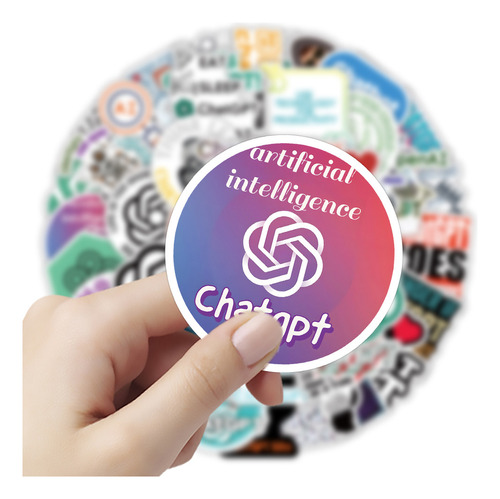 Chat Gpt 50 Calcomanias Stickers De Pvs Vs Agua Informatica